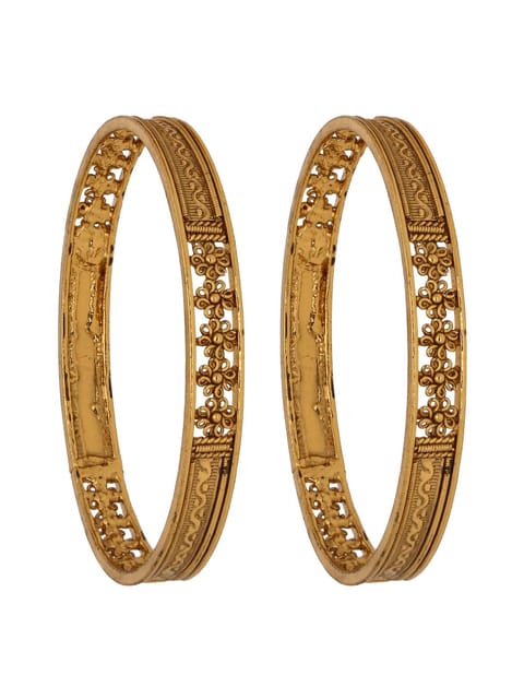 Traditional Bangles in Gold finish - S31039