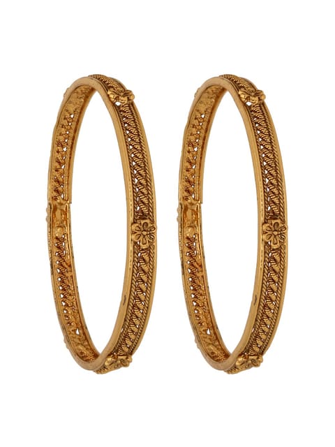 Traditional Bangles in Gold finish - S31047