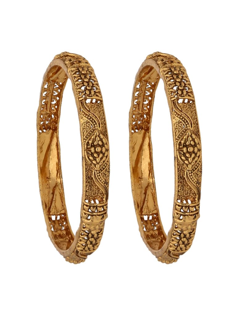 Traditional Bangles in Gold finish - S31044