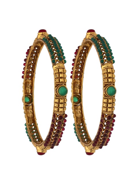 Traditional Bangles in Gold finish - S31055