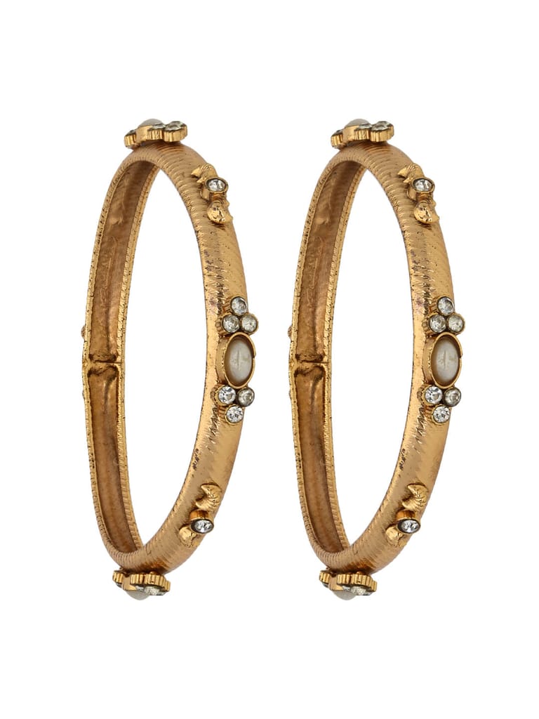 Traditional Bangles in Gold finish - S31075
