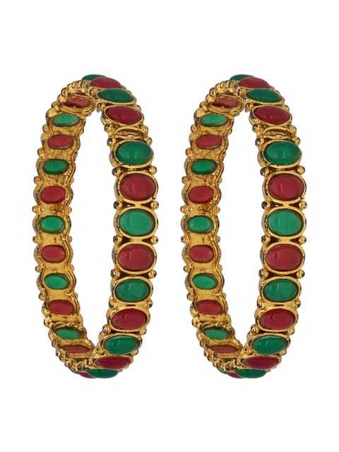 Traditional Bangles in Gold finish - S31091