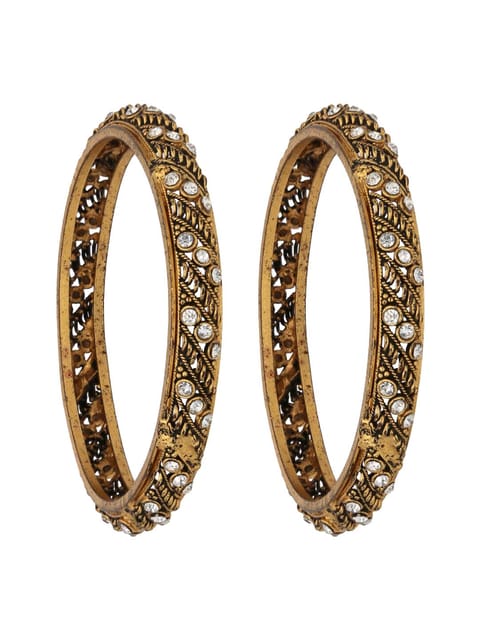 Traditional Bangles in Gold finish - S31098