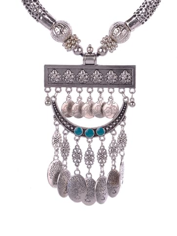 Necklace Set in Oxidised Silver finish - CNB16380
