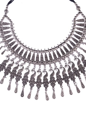 Necklace Set in Oxidised Silver finish - CNB16404