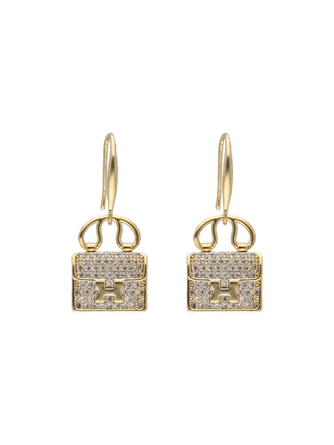 Western Earrings in Gold finish - CNB16704