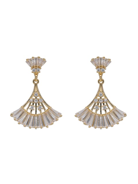 Western Earring in Gold finish - CNB16802