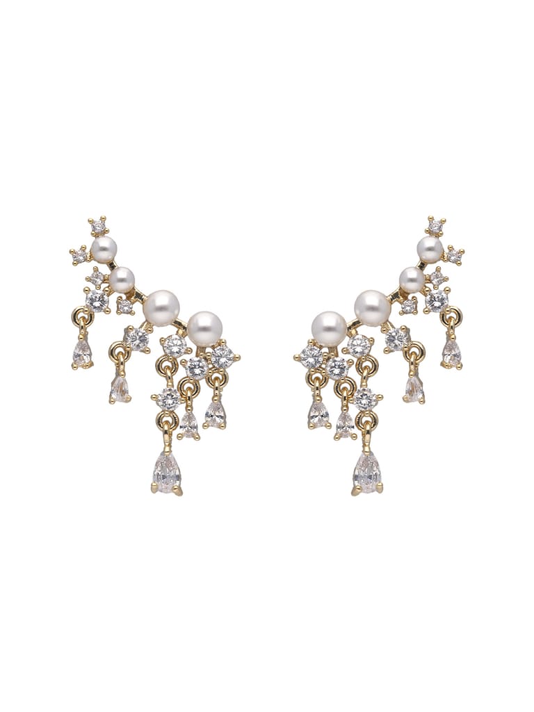 Western Earring in Gold finish - CNB16817