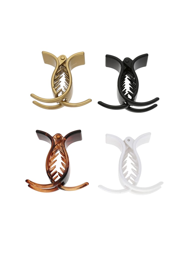 Plain Butterfly Clip in Assorted color - BY493B