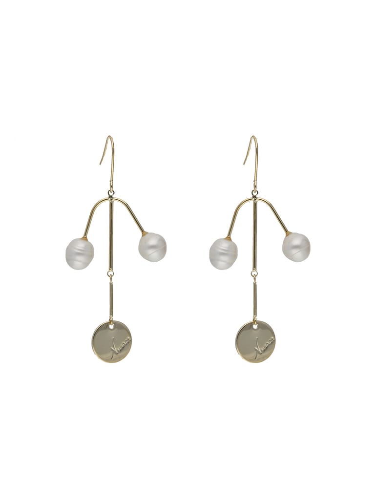 Western Earring in Gold finish - CNB16596