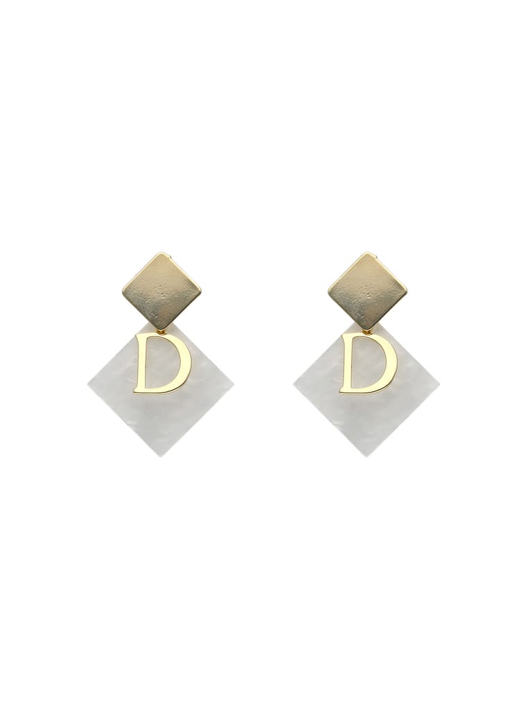 Western Earring in Gold finish - CNB16601