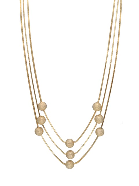 Western Necklace in  Gold finish - CNB16962