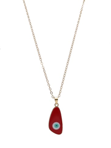 Evil Eye Pendant with Chain in Gold finish - CNB16964