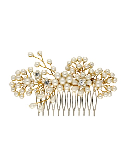 Fancy Comb in Gold finish - ARE1033A