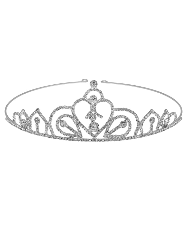Fancy Crown in Rhodium finish - PARDNC98R