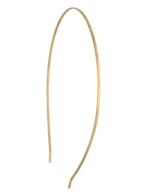 Plain Hair Band in Gold color and Gold finish - PARPH1G