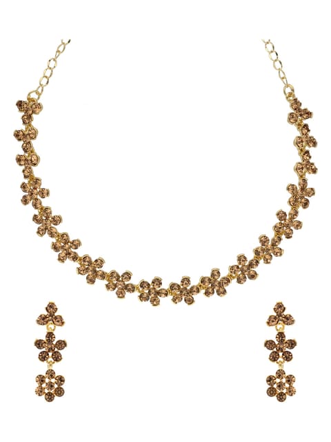 Necklace Set in Gold finish - AKC71285