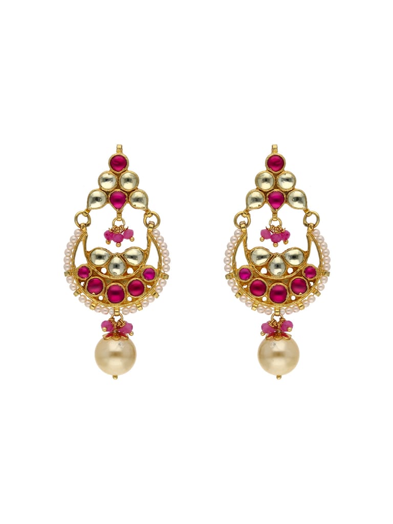 Kundan Earrings in Gold finish - MJA11 Kundan Earrings in Gold finish - MJA11