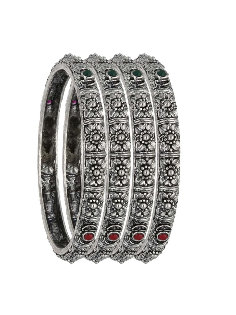 Bangles in Oxidised Silver finish - BMP4014OXMU