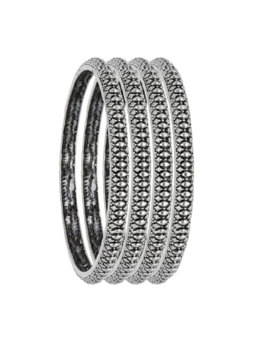 Bangles in Oxidised Silver finish- BMP4504OXWH