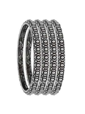 Bangles in Oxidised Silver finish- BMP4506OXWH