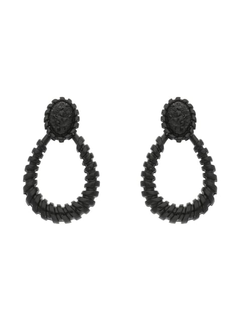 Western Earrings in Black Rhodium finish - CNB17175