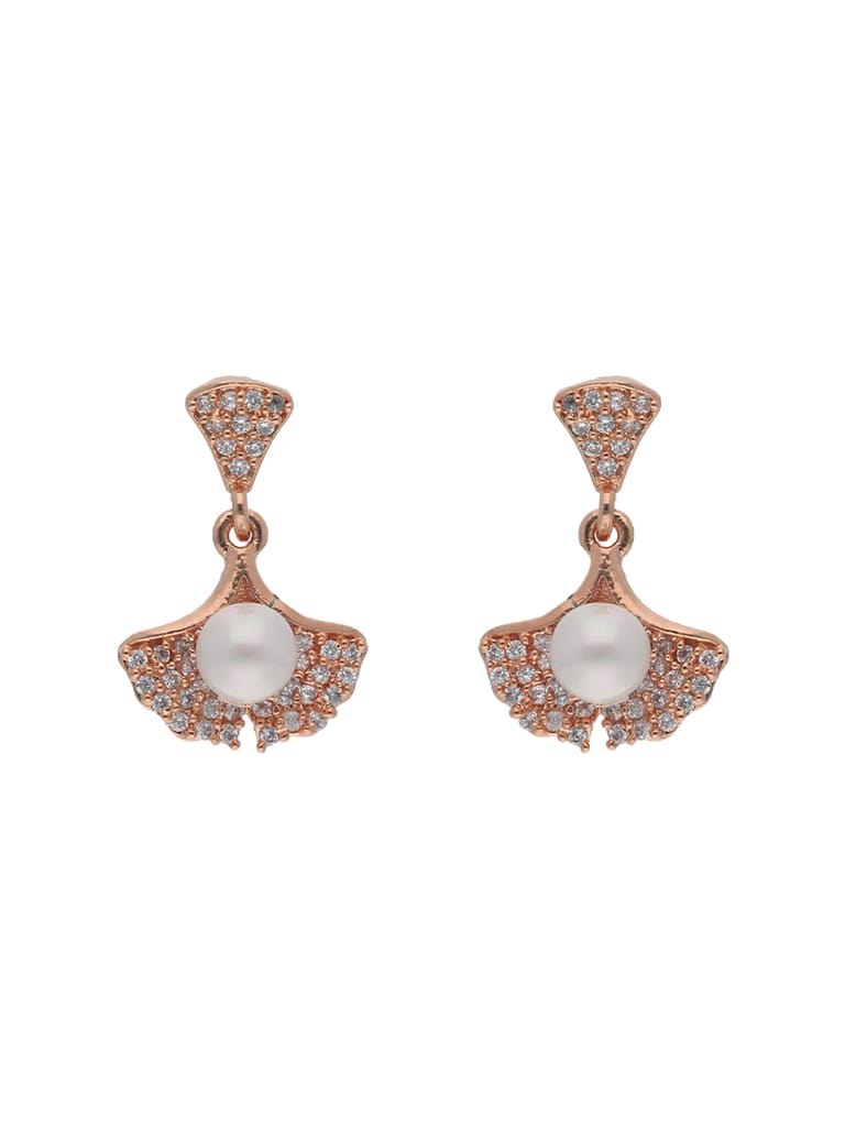 AD / CZ Earrings in Rose Gold finish - AYC863RG