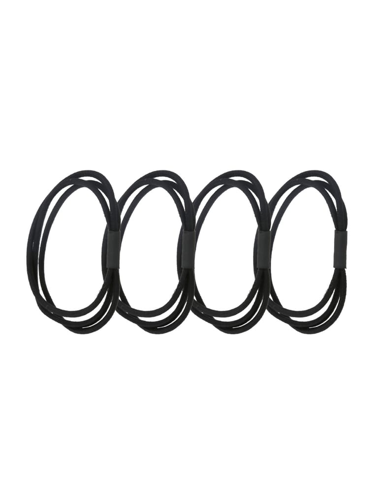 Plain Rubber Bands in Black color - DIV10020