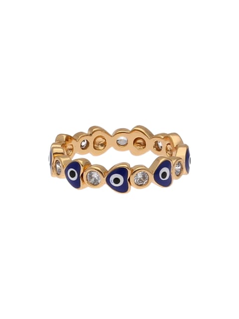 Evil Eye Finger Ring in Gold finish - CNB19022