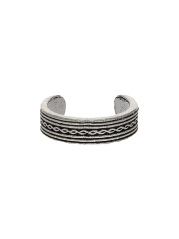 Traditional Toe Ring in Oxidised Silver finish - CNB19044