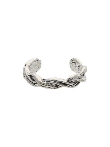 Traditional Toe Ring in Oxidised Silver finish - CNB19059