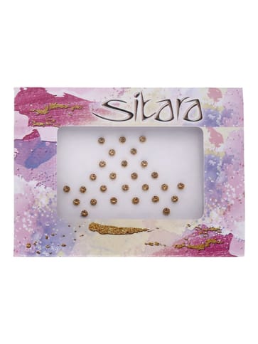 Traditional Bindis in LCT/Champagne color - DAR00104