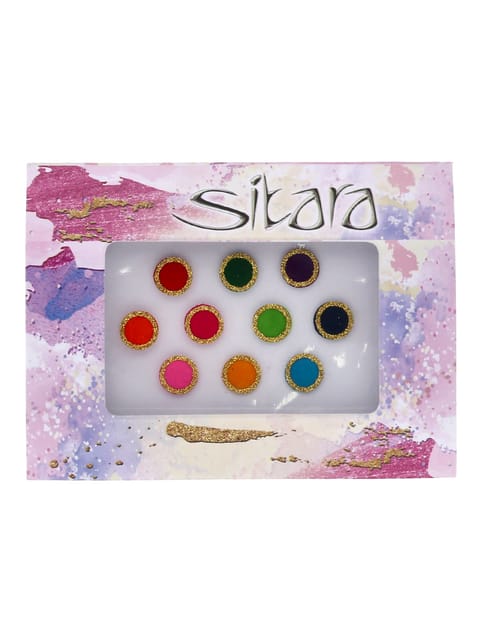 Traditional Bindis in Assorted color - DAR00123