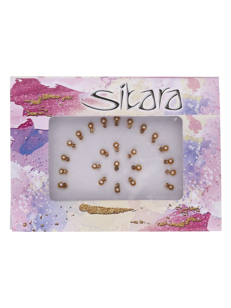 Traditional Bindis in White color - SUR00014