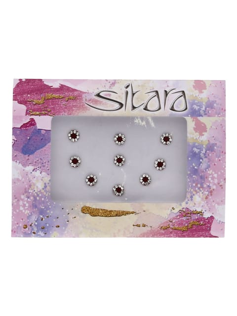 Traditional Bindis in Maroon color - SUR00022