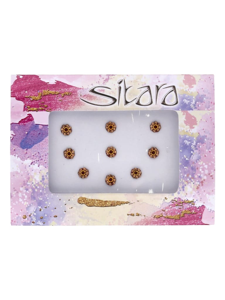 Traditional Bindis in Maroon color - SUR00040