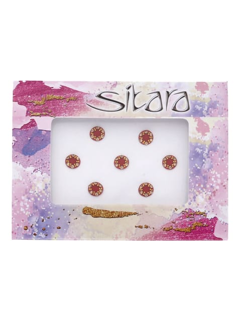 Traditional Bindis in Red color - SURSUN00039
