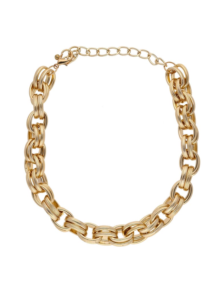Western Necklace in Gold finish - CNB19509