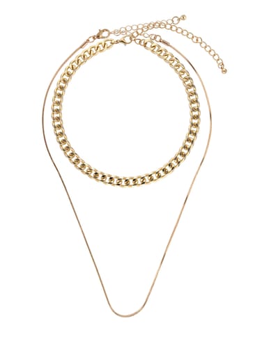 Western Necklace in Gold finish - CNB19546