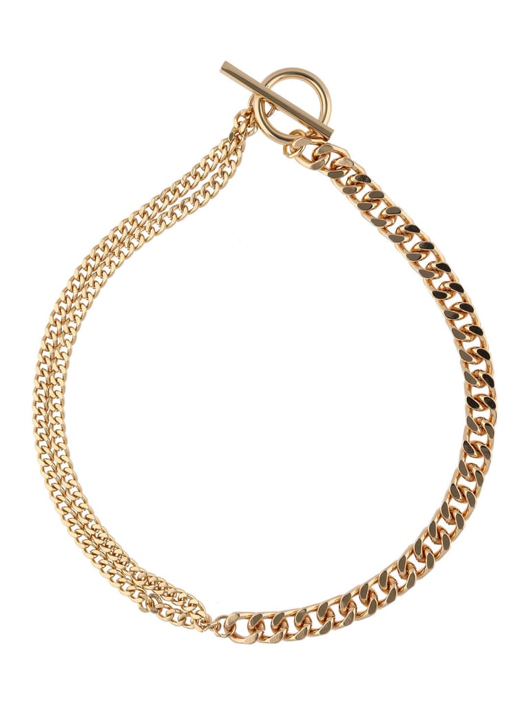 Western Necklace in Gold finish - CNB19559