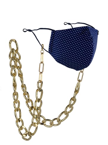 Mask / Sunglasses Chain in Gold finish - CNB19601