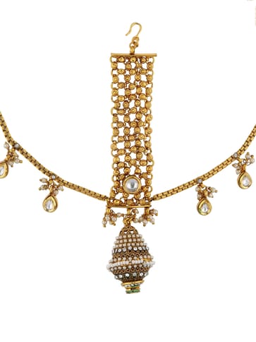 Traditional Matha Patti in Gold finish - S31547