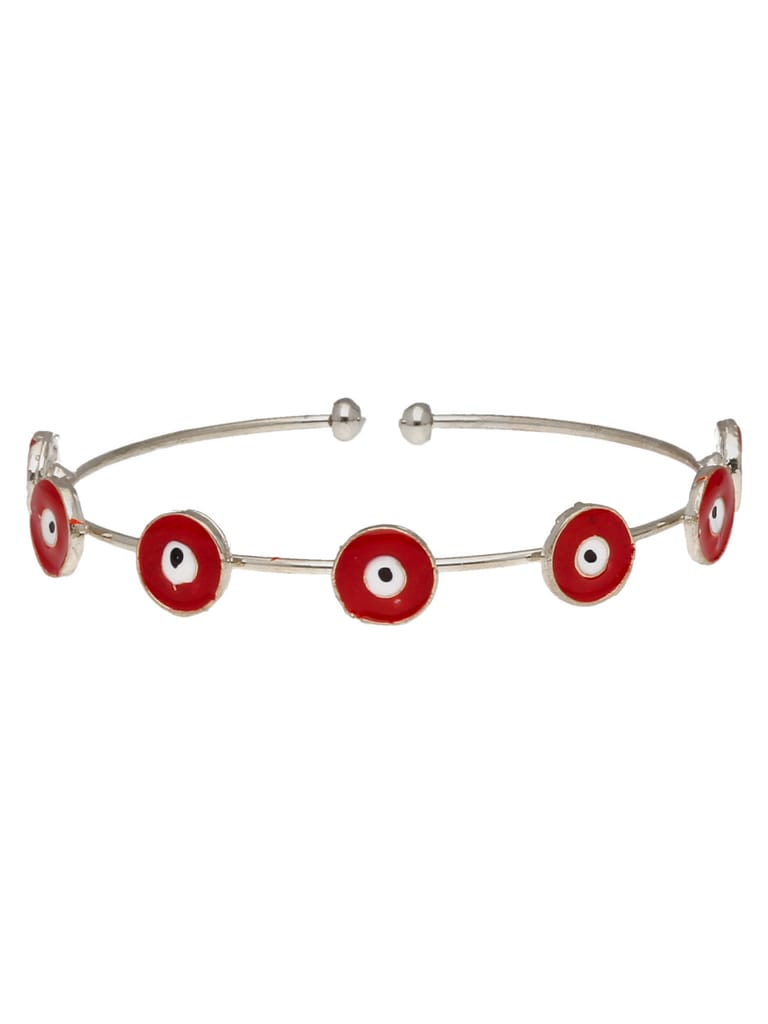 Evil Eye Bracelet in Assorted color and Rhodium finish - PPWRO3