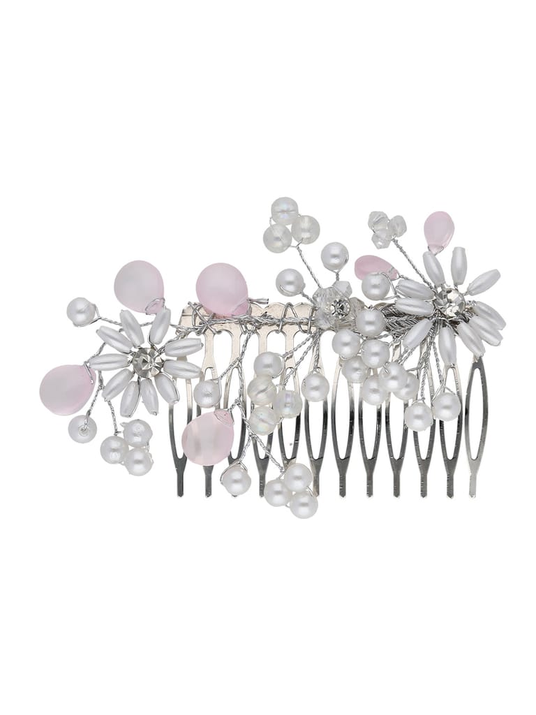 Fancy Comb in Rhodium finish - ARE1004A Fancy Comb in Rhodium finish - ARE1004A