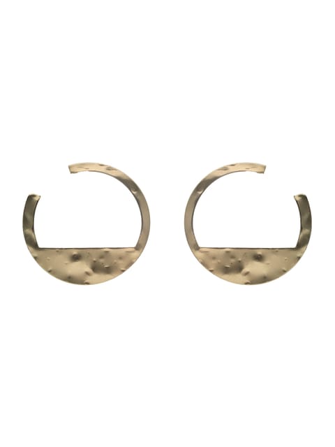 Western Earrings in Gold finish - S31394