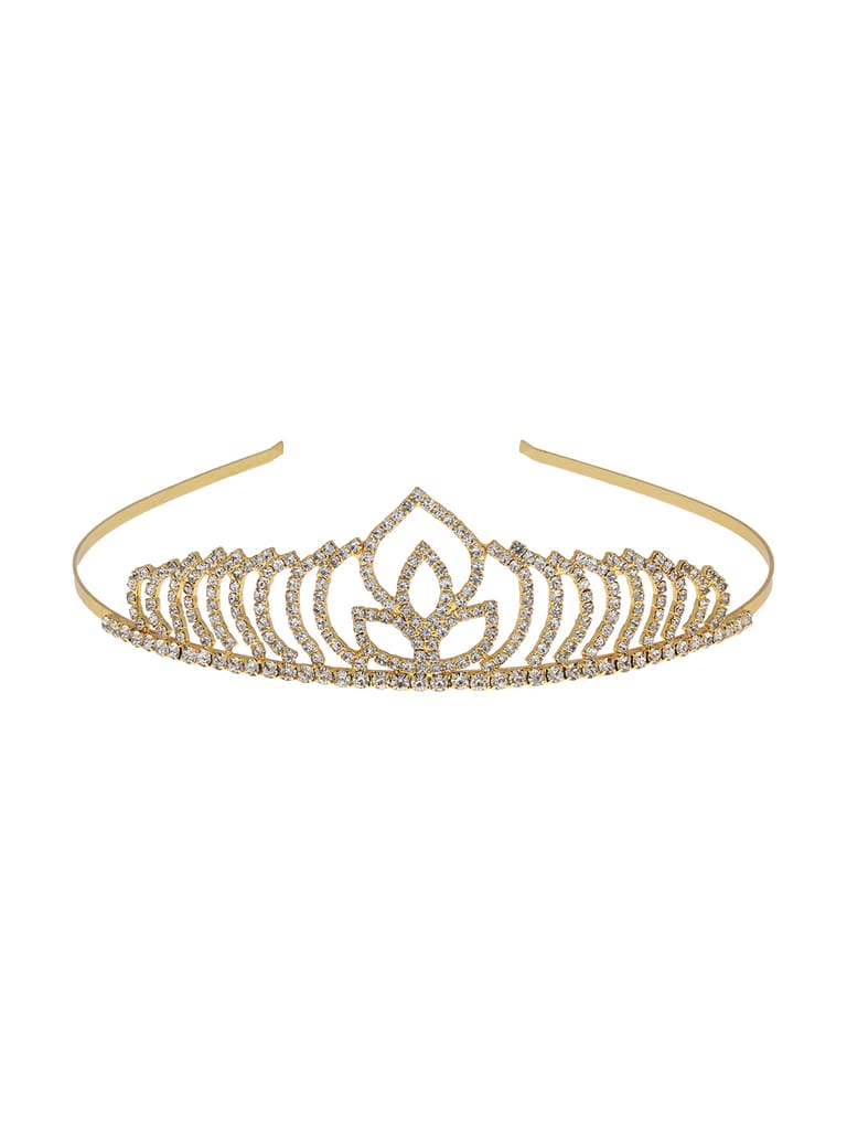 Fancy Crown in Gold finish - KES181GO