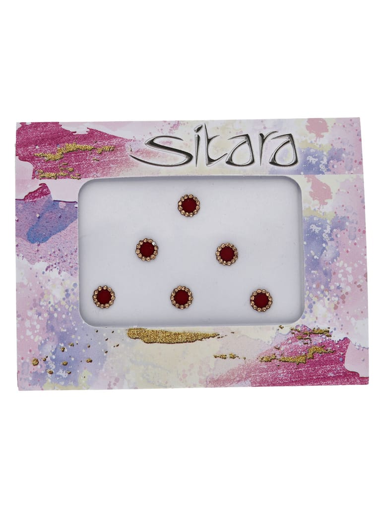 Traditional Bindis in Maroon color - SUR