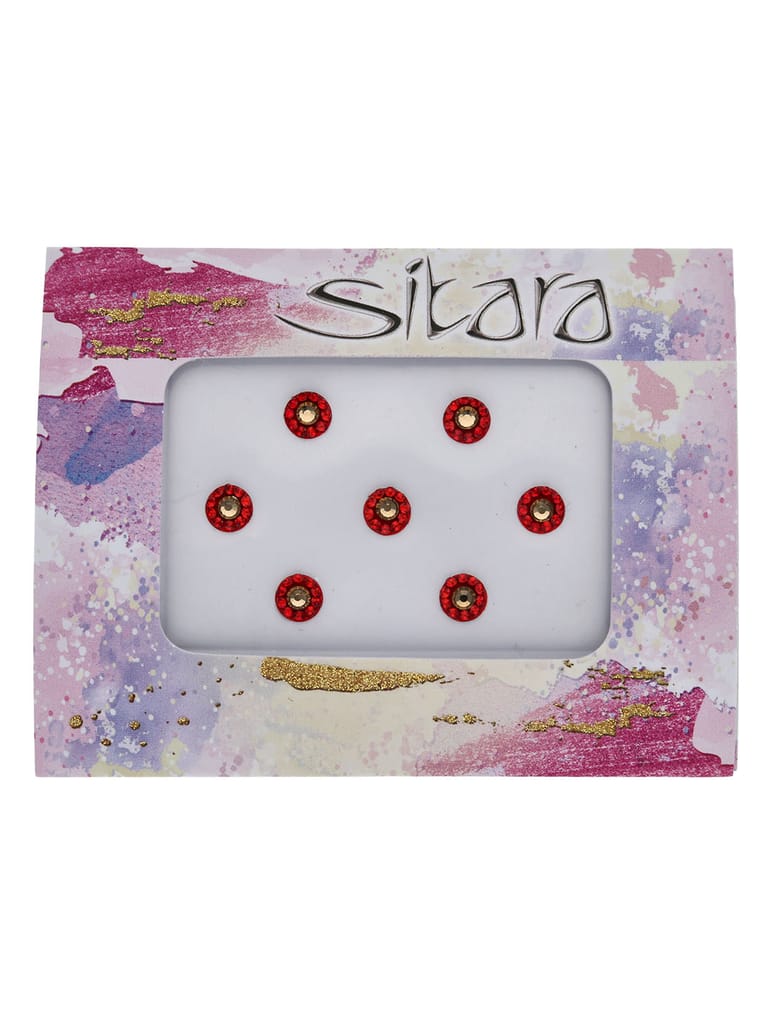 Traditional Bindis in Red color - SUR