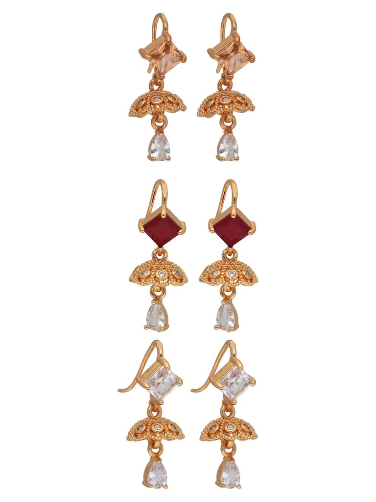 Western Dangler Earrings in Assorted color - WWW