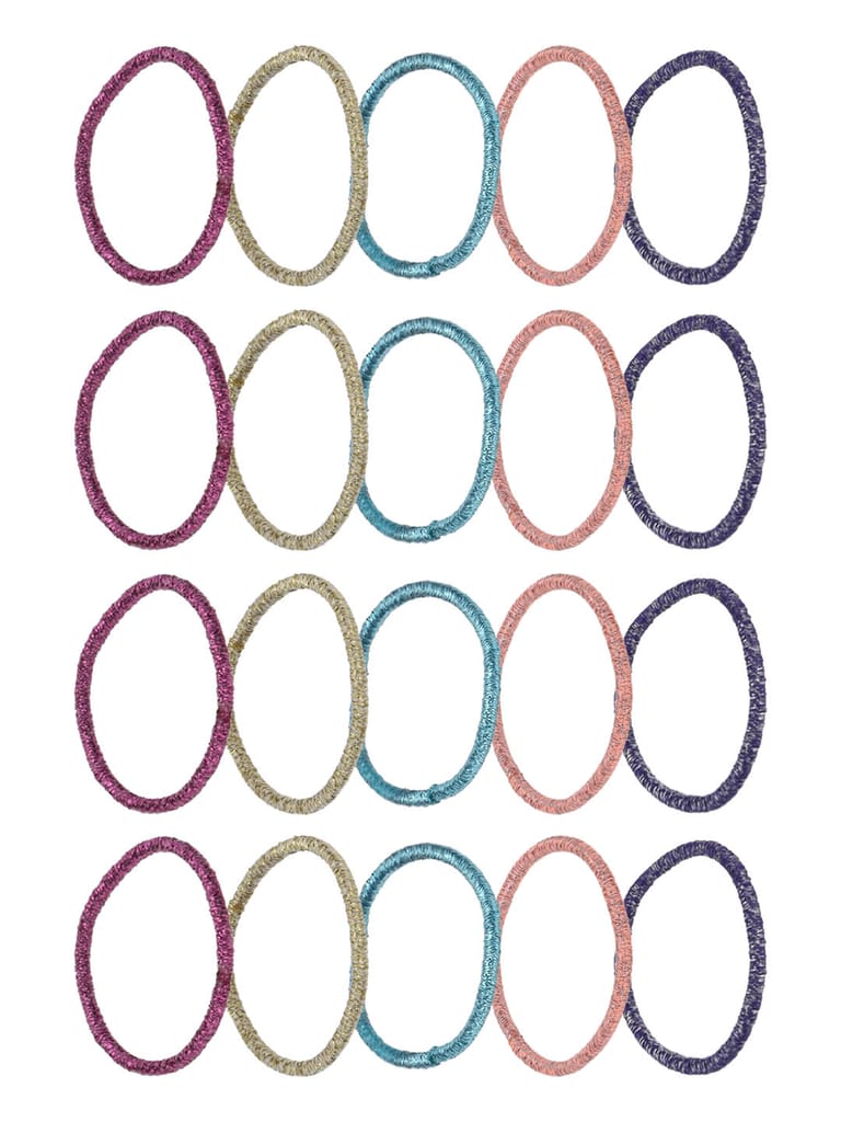 Plain Rubber Bands in Assorted color - DIV10017